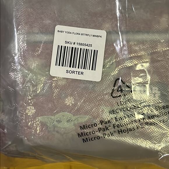 Loungefly Star Wars The Mandalorian The Child Floral Mini Backpack - Picture 11 of 11